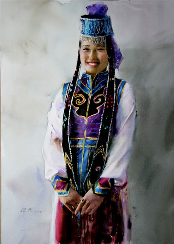 蒙古族少女